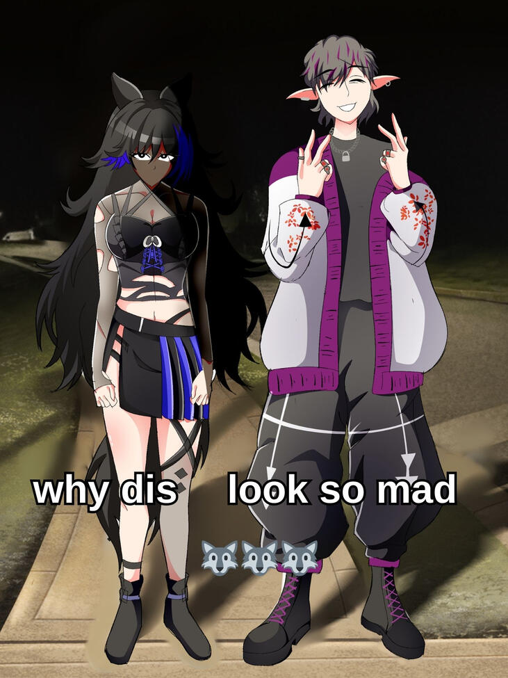 "Why dis 🐺 look so mad" | Raimoo ライモー