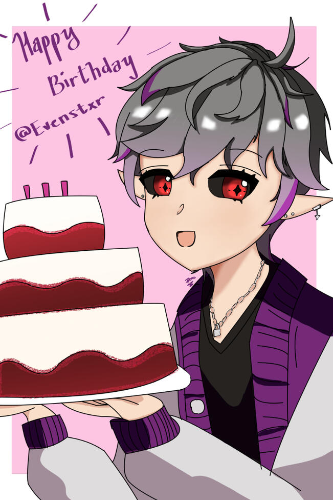 Evenstxr's Bday Cake! | TsukimaoLive